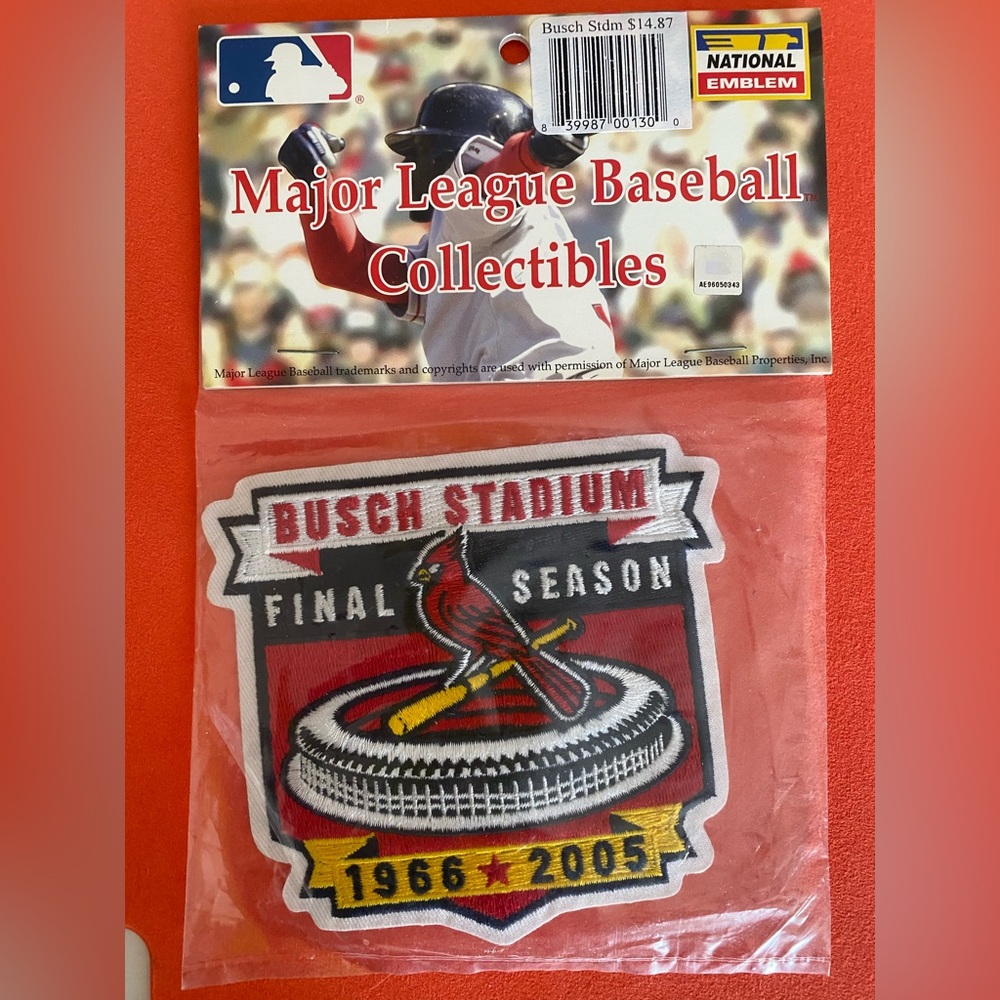 Busch Stadium Final Season Collectible St. Louis Cardinals MLB Patch